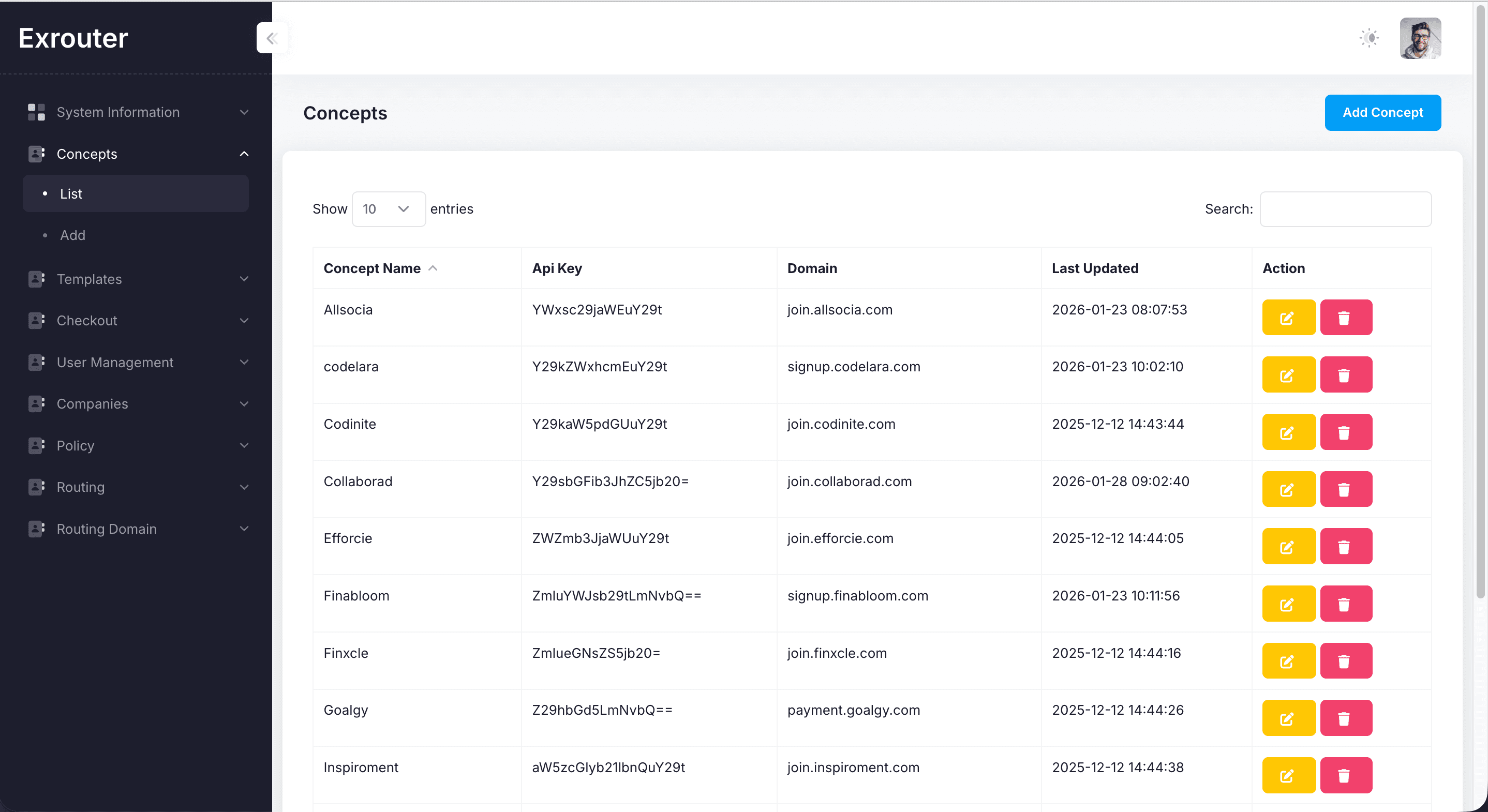 ExRouter screenshot 1